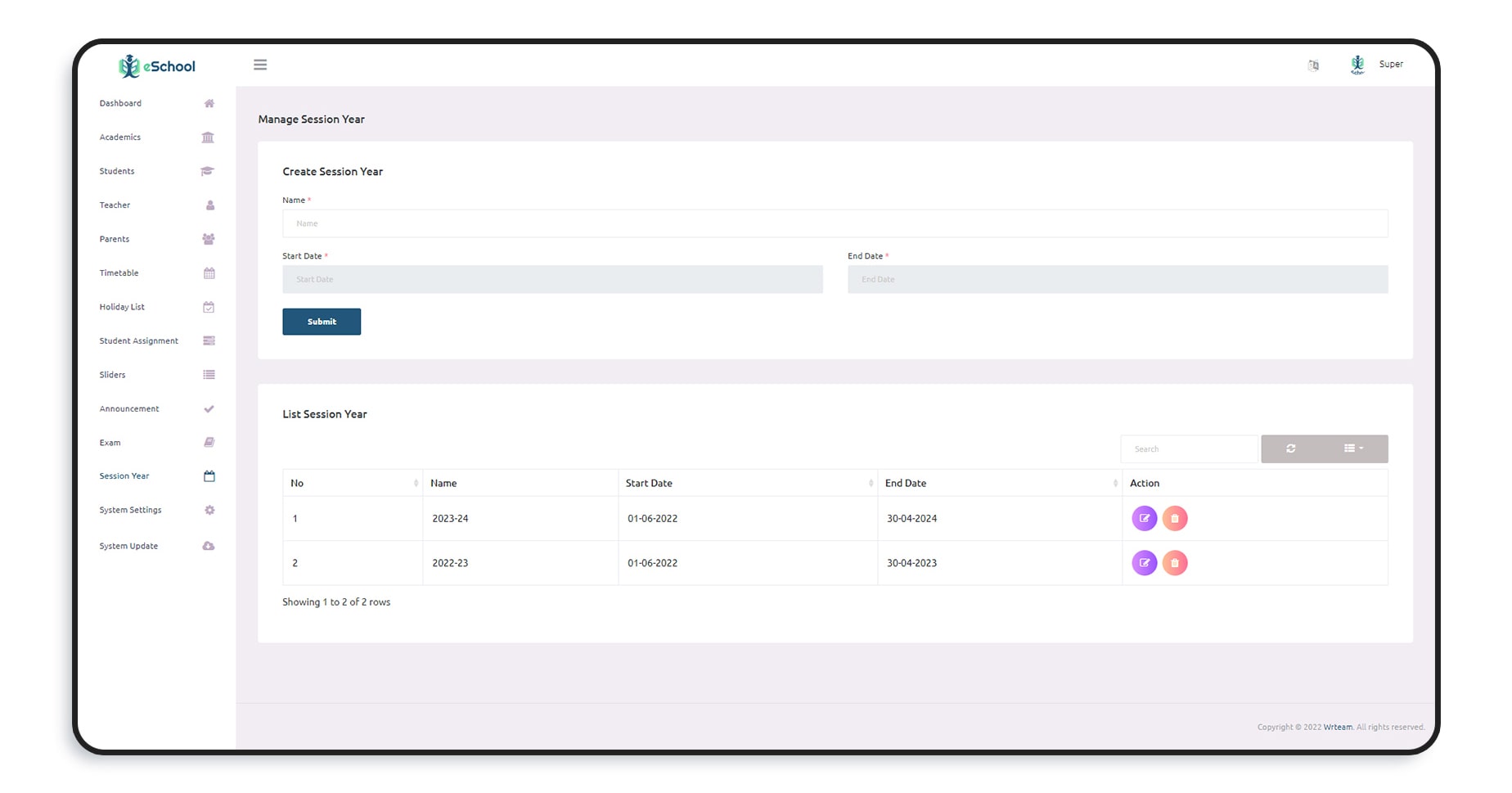 eSchool - Virtual School Management System Flutter App with Laravel Admin Panel - 35