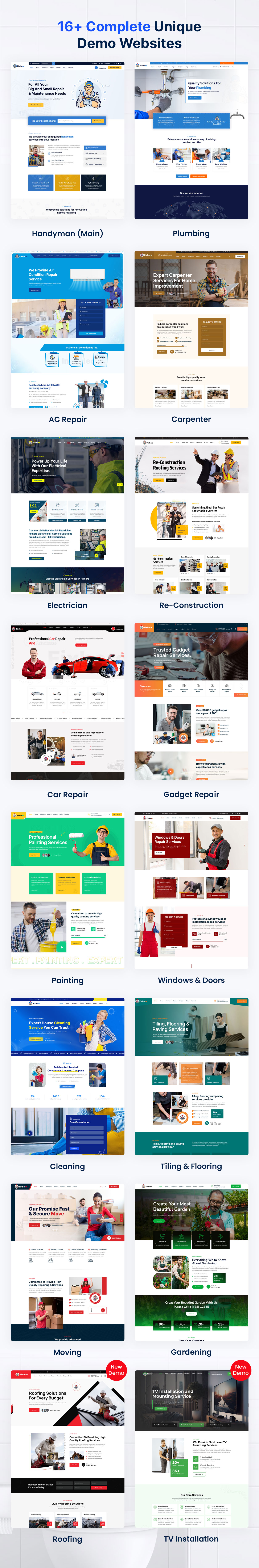 Fixhero - All In One Handyman & Repair Services WordPress Theme