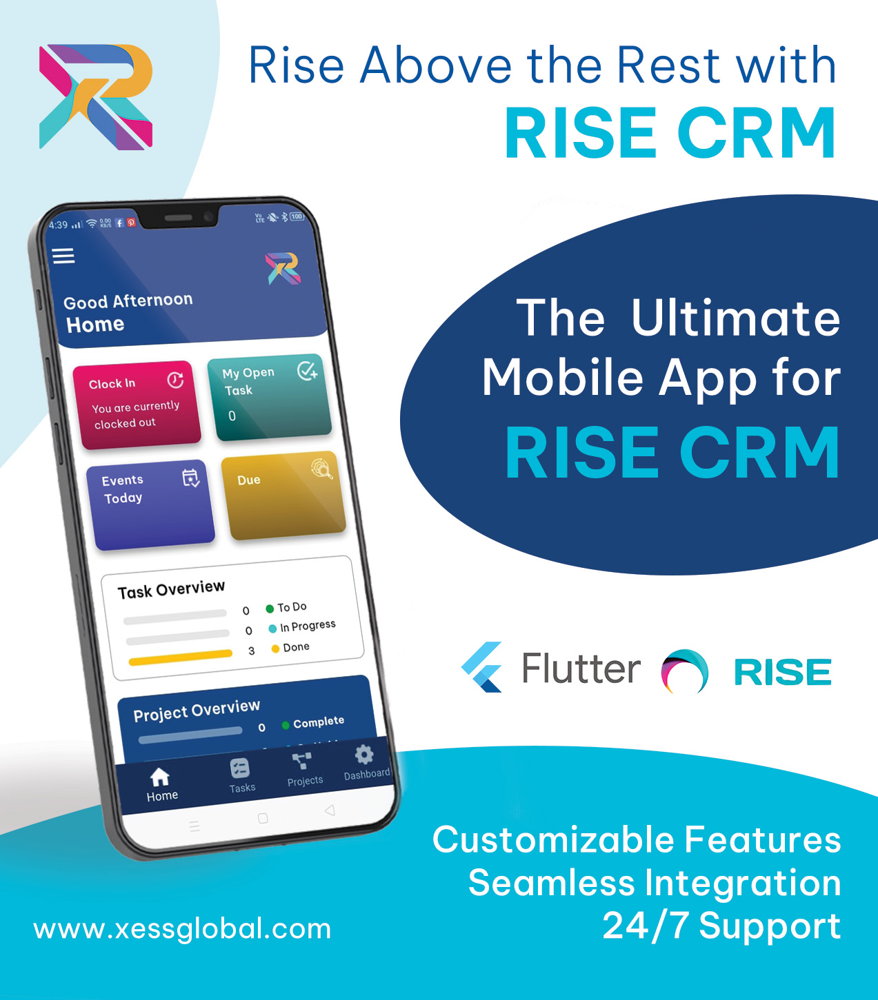 Xrise Mobile App for Rise CRM - 3