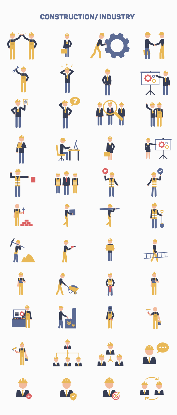 Pictogram Characters - 6
