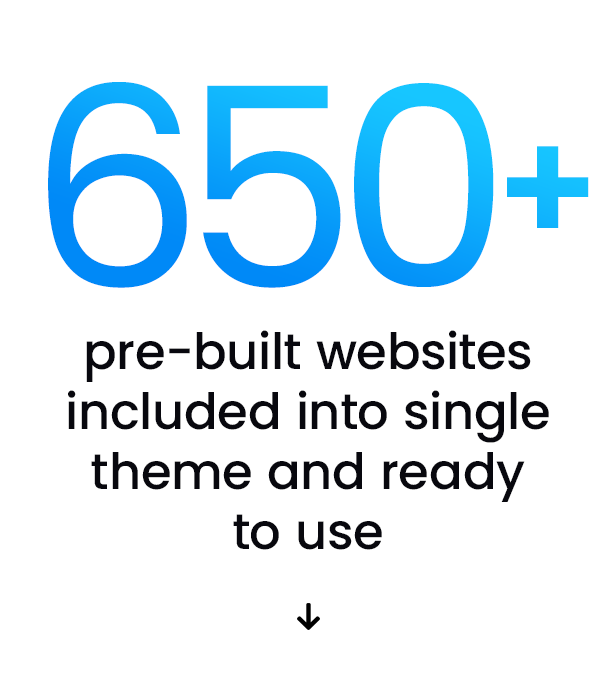 Betheme -650+ Pre built websites