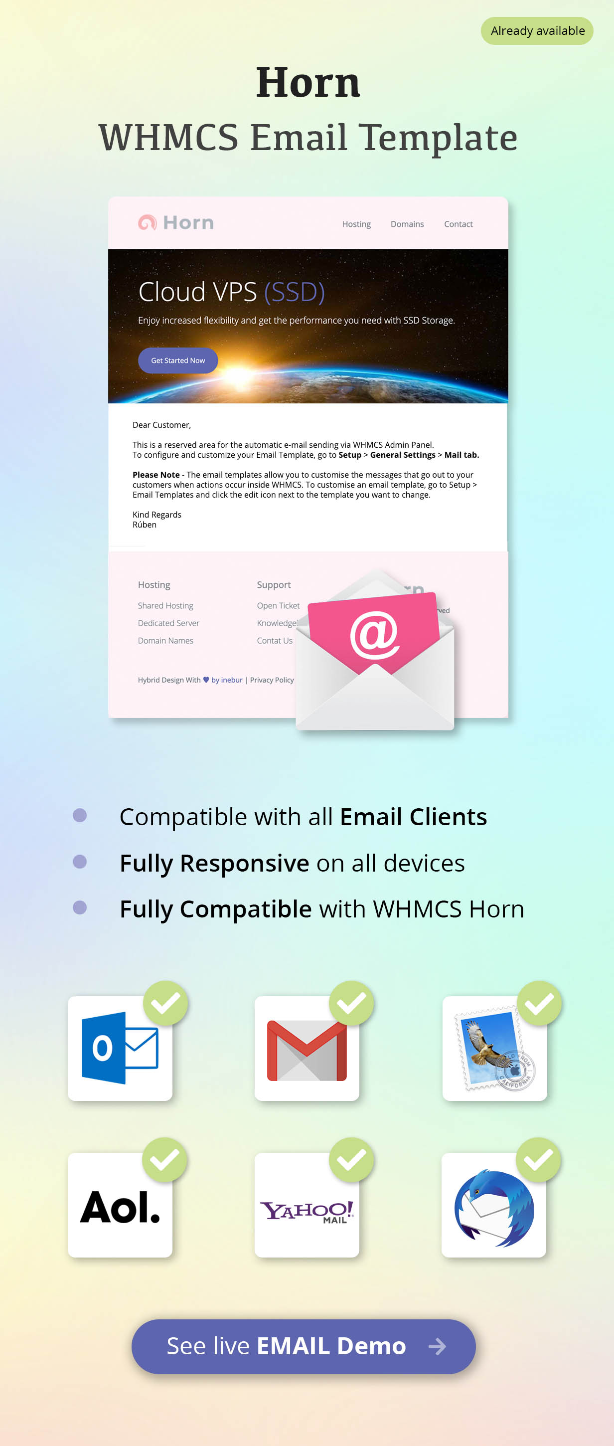 WHMCS Email Template
