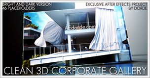Clean 3D Corporate Gallery