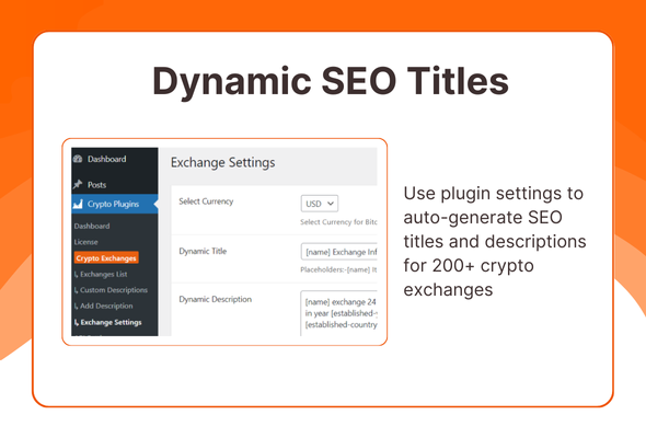 Cryptocurrency Exchanges List Pro - WordPress Plugin - 5