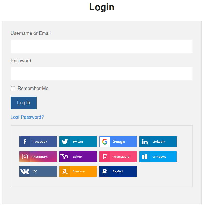 Link Social Accounts to User Accounts