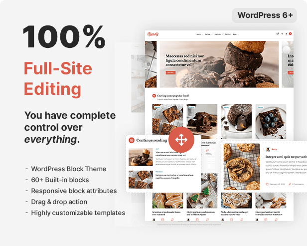 100% full-site editing