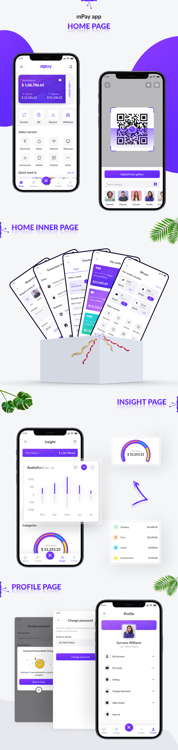 Mpay - E Wallet & Banking HTML Mobile Template