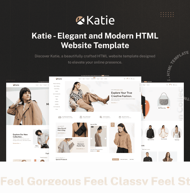 Katie Multipurpose Ecommerce HTML Theme