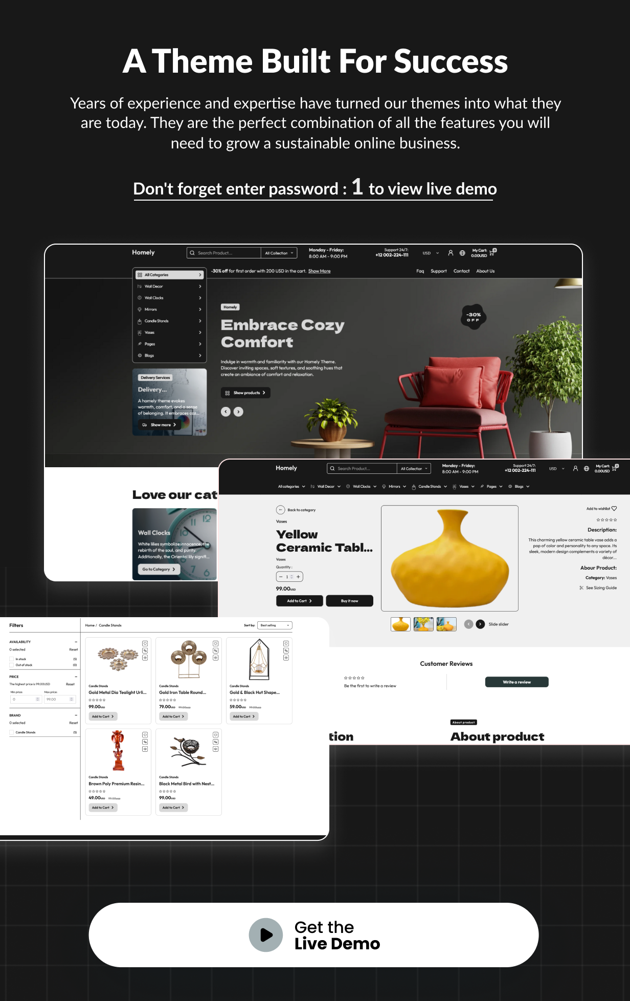Homely - Furniture & Pottery Decor Shopify 2.0 Theme - 10