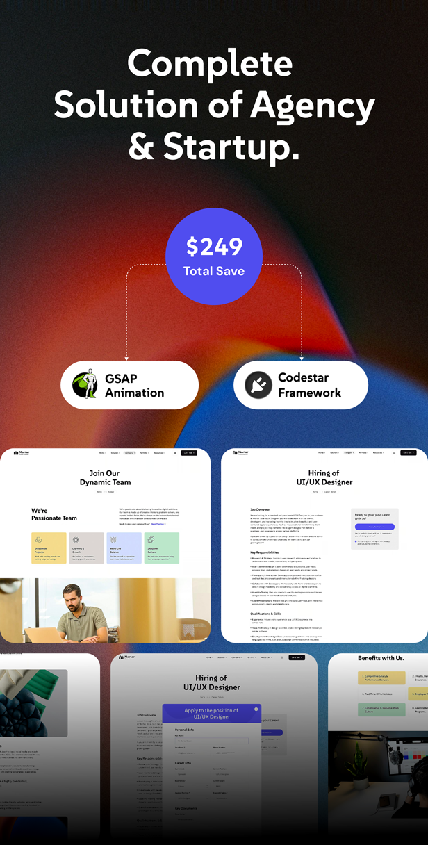 Mortar - Startup Digital Agency WordPress Theme - 3