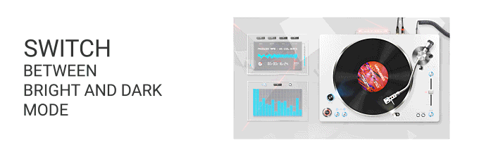Audio React DJ Turntable Music Visualizer - 2