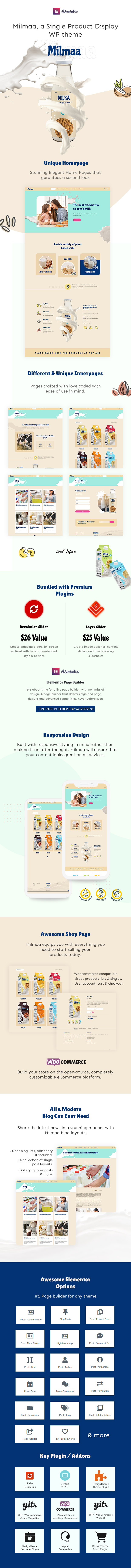 Milmaa - Single Product Shop WordPress Theme - 1