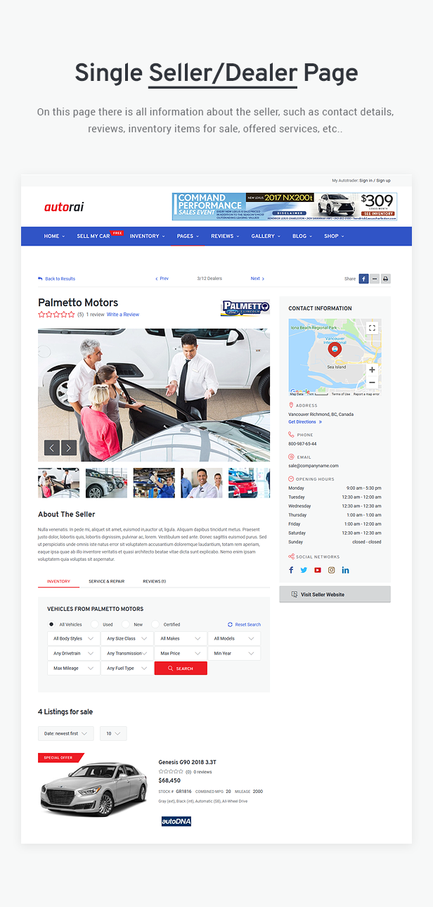 Avtorai- Car Dealer & Automotive Classified WordPress Theme - 10