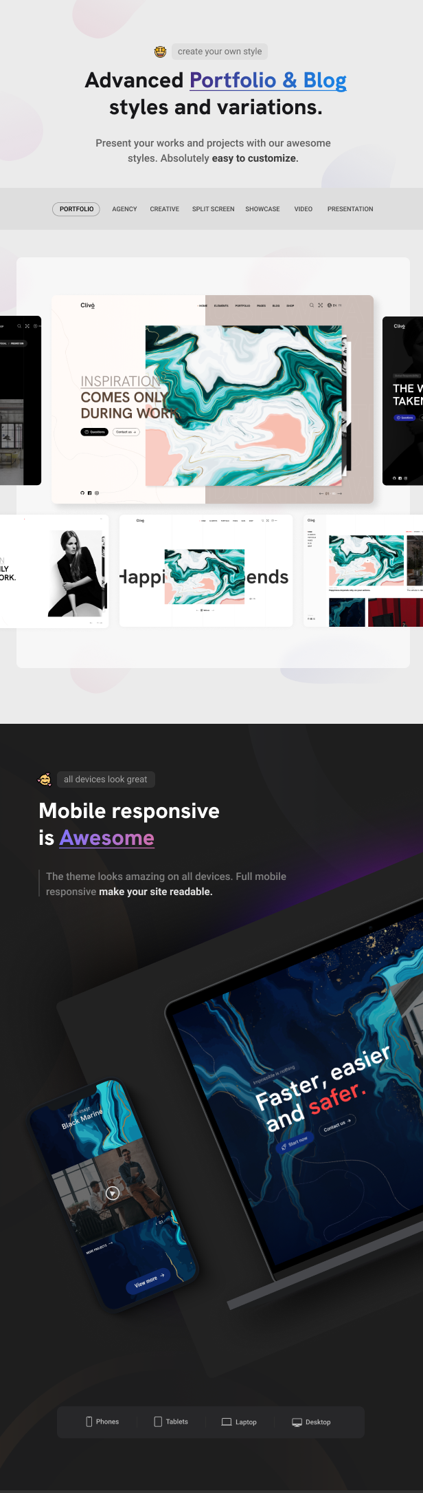 Clivo - Portfolio & Agency WordPress Theme - 9