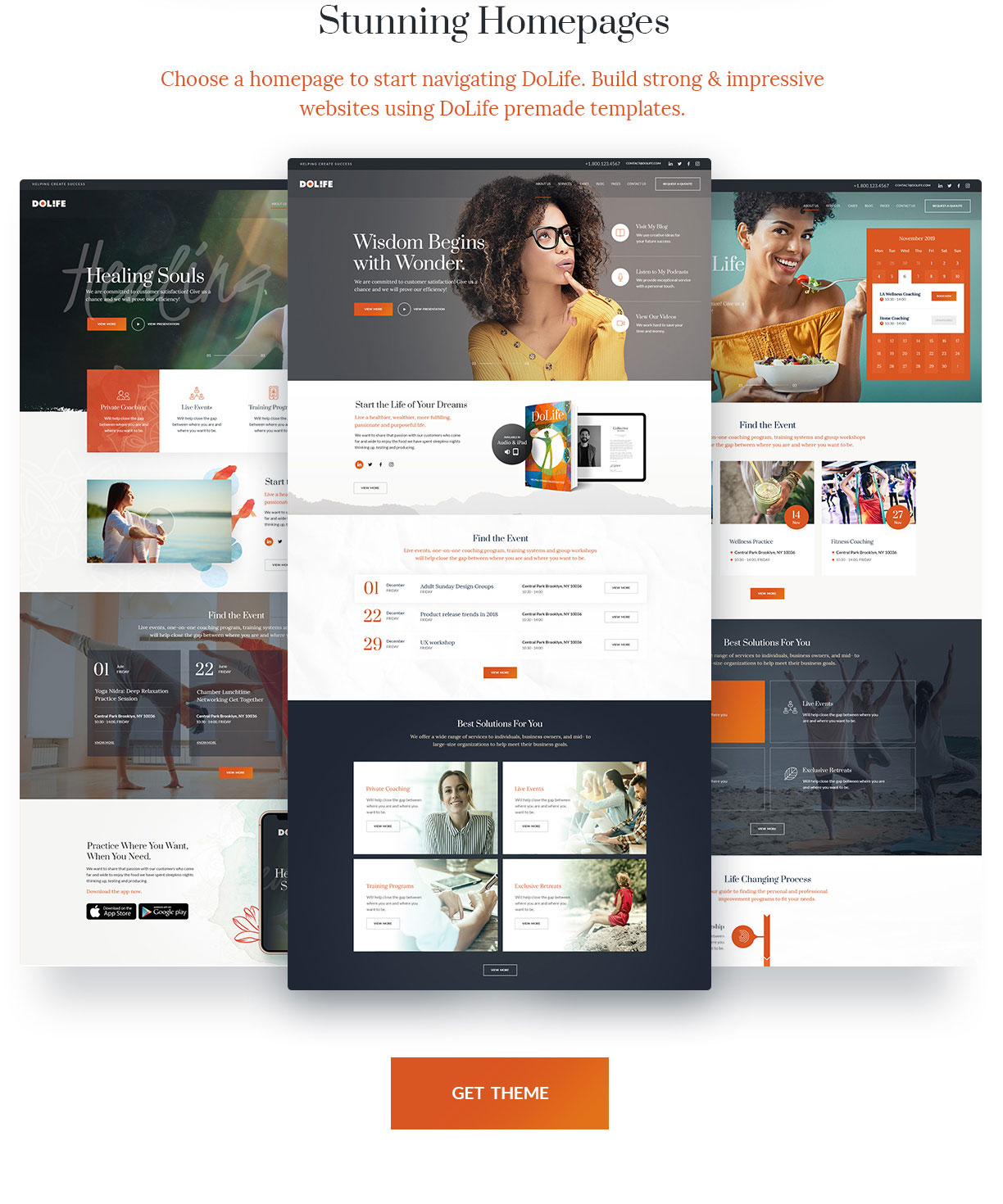 Dolife – Coaching & Online Courses WordPress Theme - 2