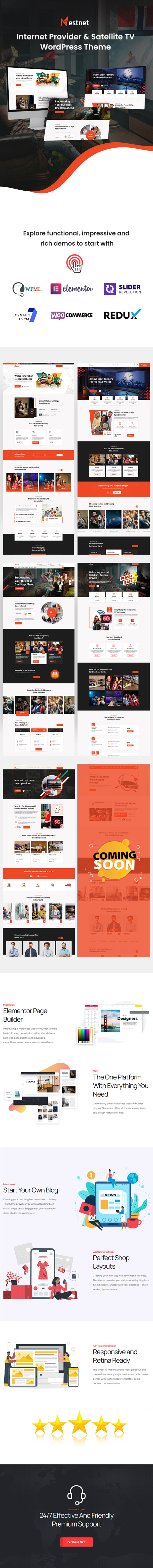 Nestnet - Internet Provider & Satellite TV WordPress Theme - 5