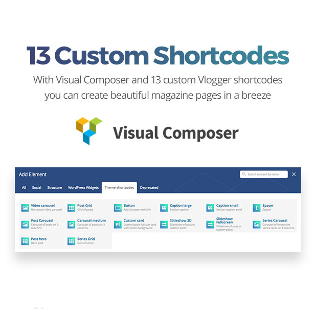 Shortcodes carousel