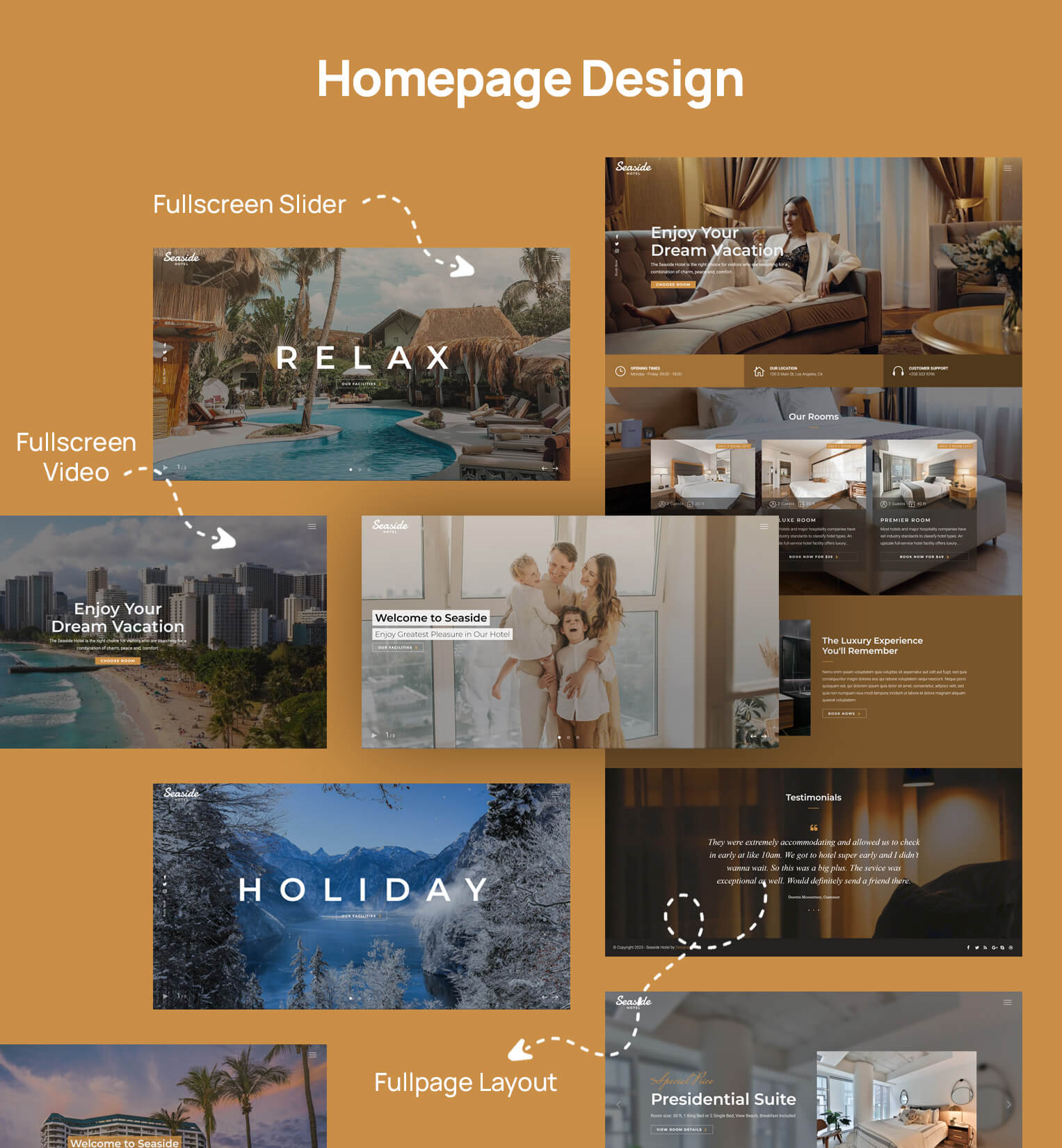 Seaside - Hotel Booking Website Template - 2