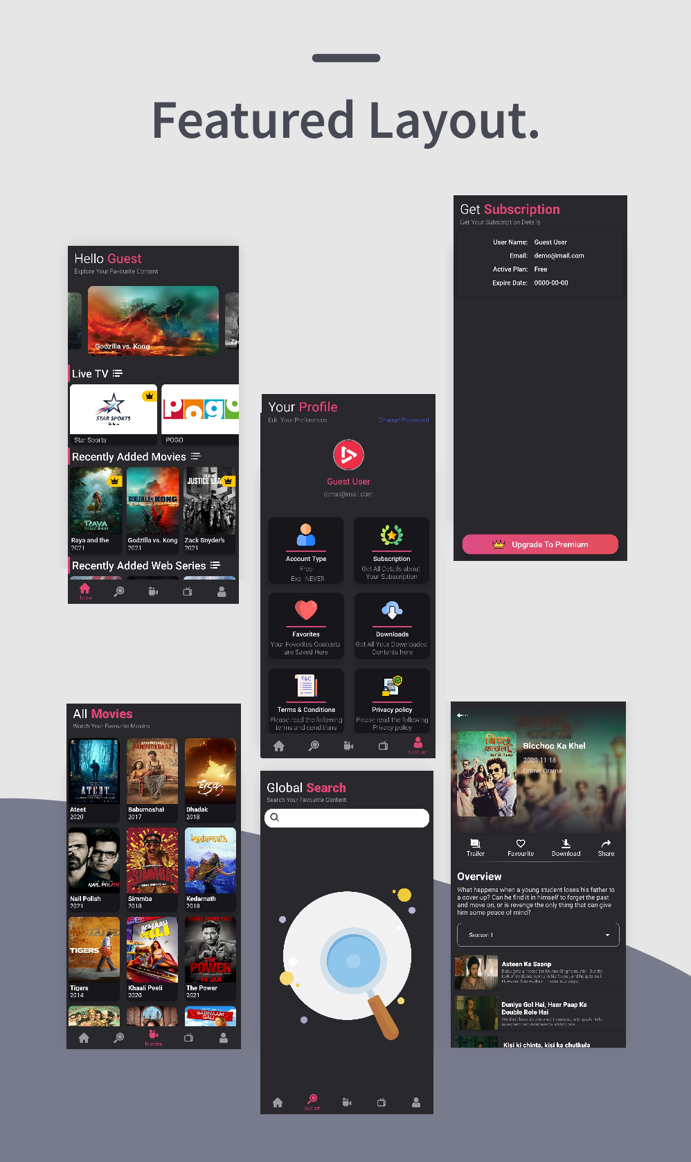 Dooo - Movie & Web Series Portal App User Documentation