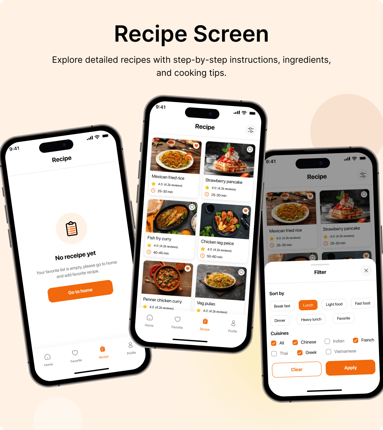 Recipe Full App in Flutter with NodeJs Backend | Cooking Guide App in Flutter - 11