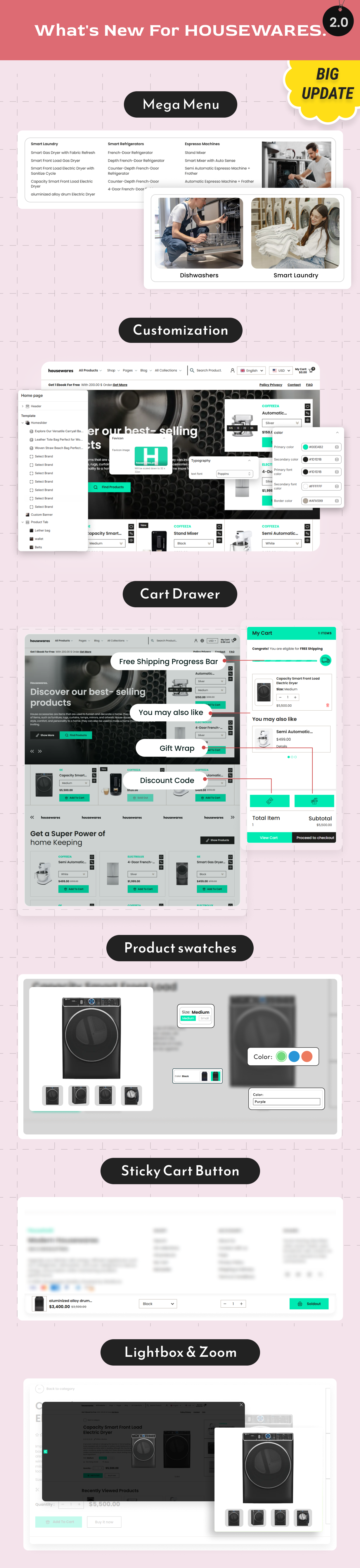 Housewares - Kitchen Appliances Shopify 2.0 Design Template - 6
