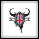 Union Jack Punk Logo Template - GraphicRiver Item for Sale
