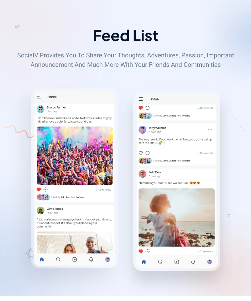 SocialV - Social Network Flutter App with BuddyPress (WordPress) Backend - 15