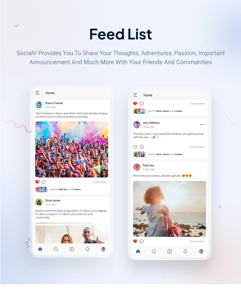 SocialV - Social Network Flutter App with BuddyPress (WordPress) Backend - 14