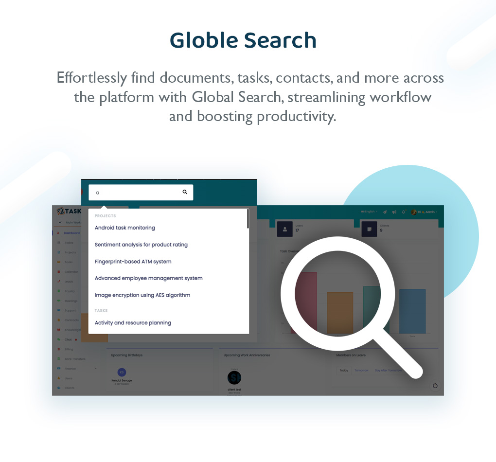 13 - Global Search - Taskhub SaaS