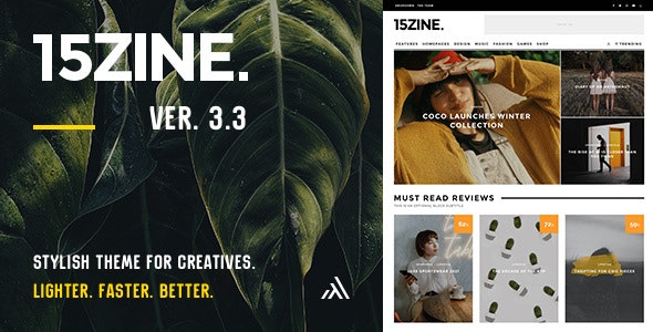 15Zine - HD Magazine / Newspaper WordPress Theme - News / Editorial Blog / Magazine