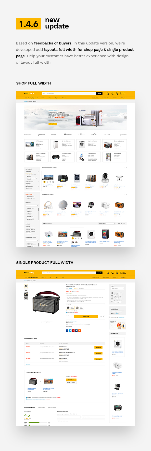 Martfury - WooCommerce Marketplace WordPress Theme - 9