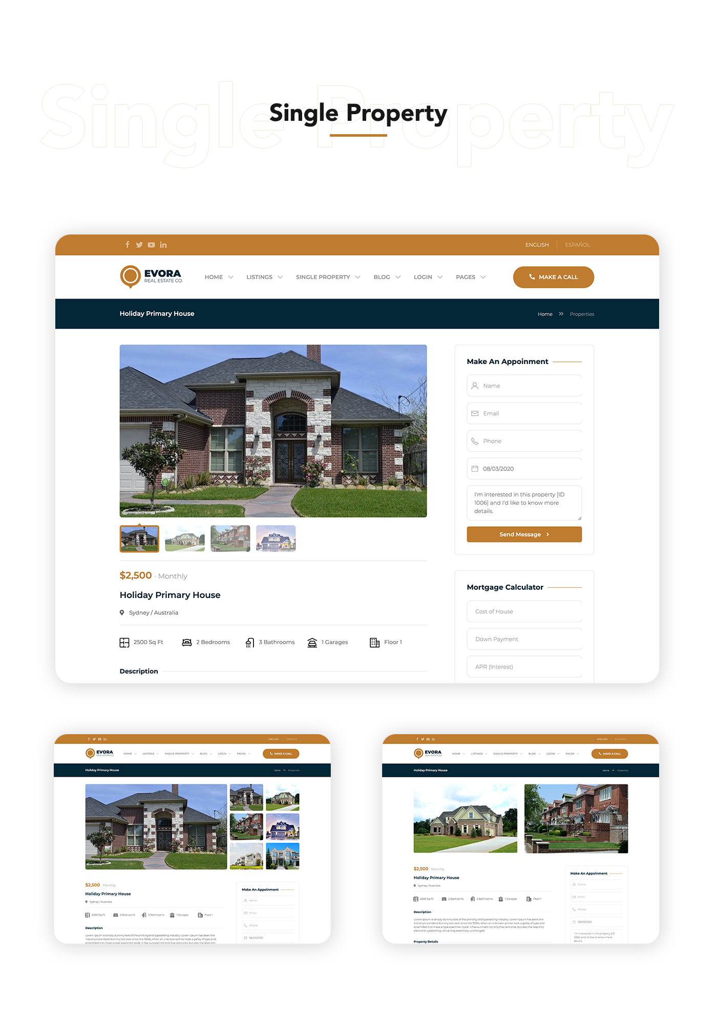Evora - Real Estate HTML Template - 5