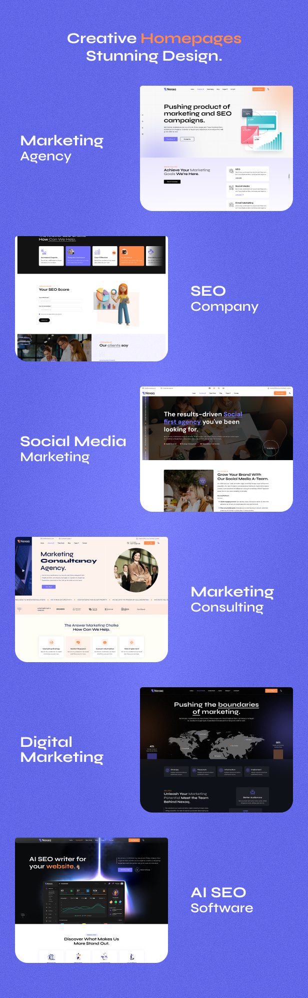 Nexaq - SEO & Digital Marketing Agency React Next JS Template - 3