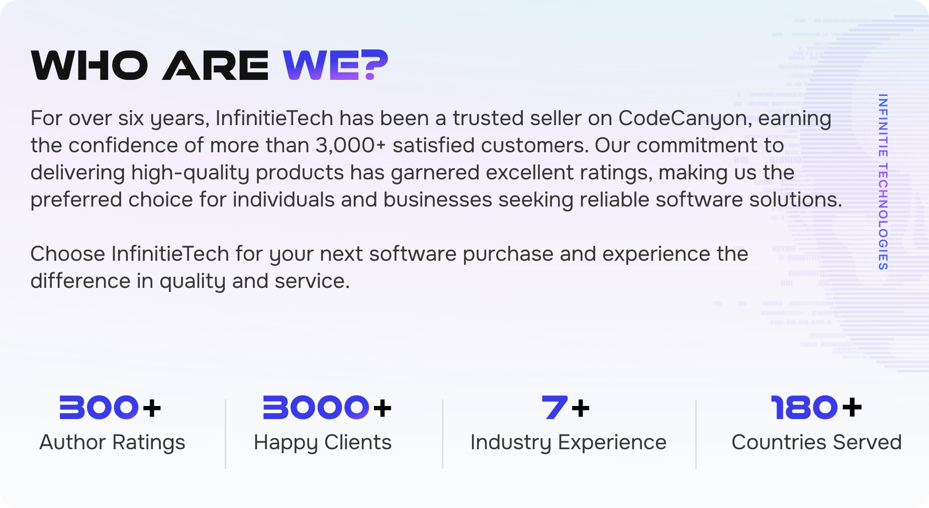 Who we are - About Infinitietech