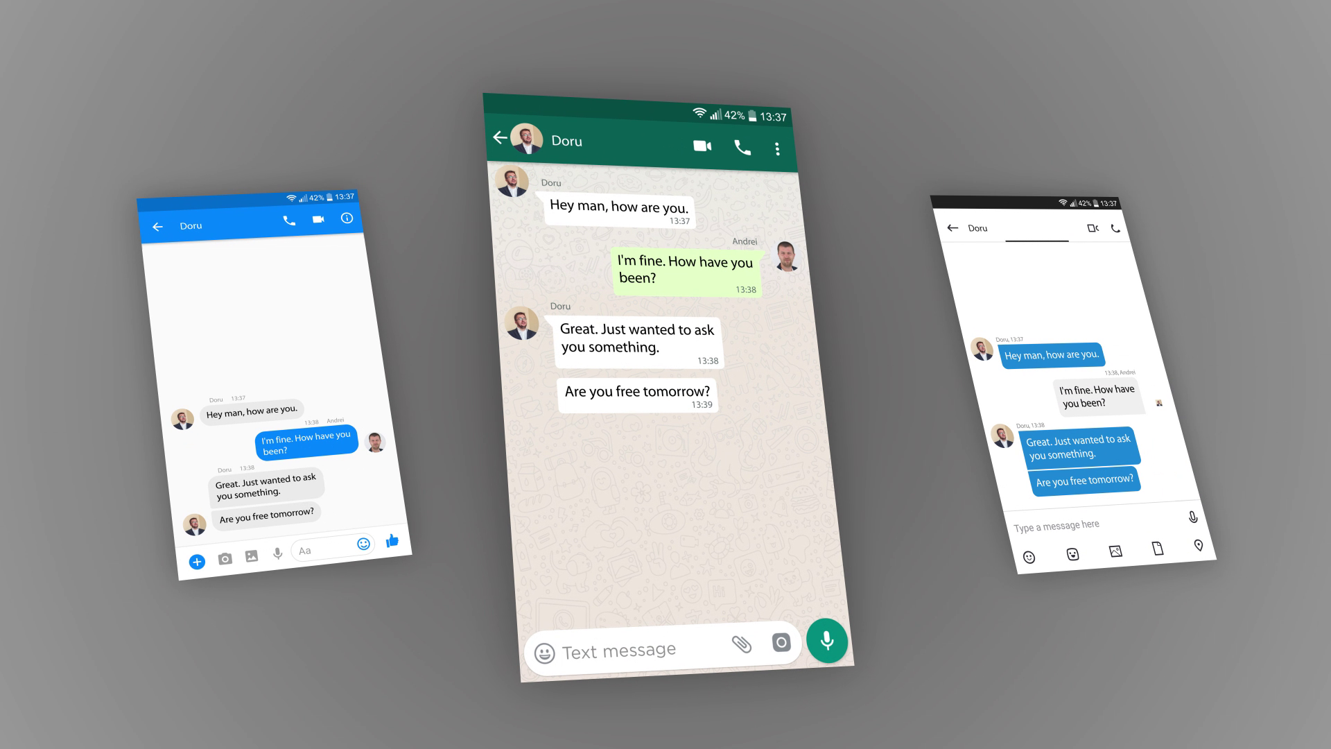 Text Message Generator After Effects Template | visualstorms