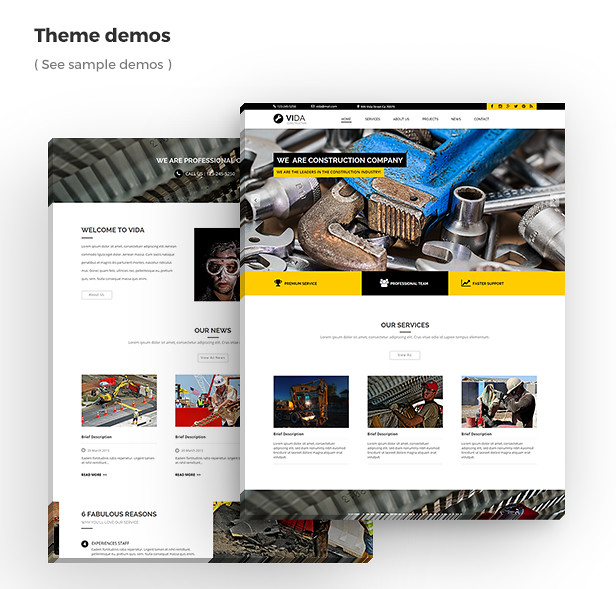 Vida - Multipurpose Muse Template - 8