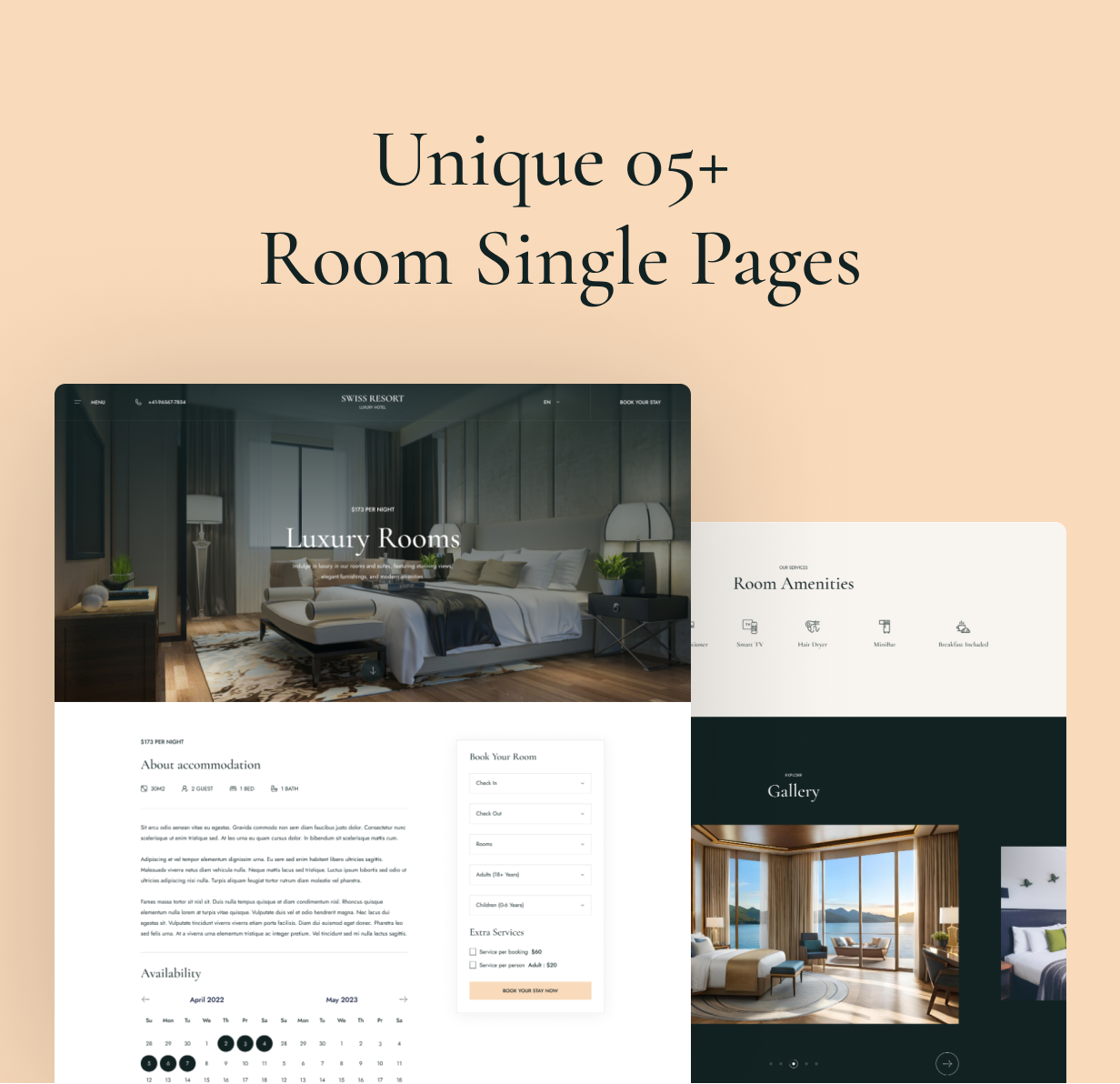 Swiss Resort - Hotel & Resort Booking HTML Template - 4