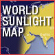 Worls Sunlight Map