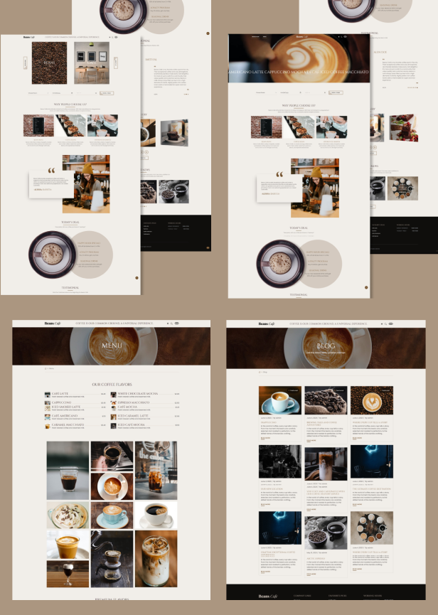 Beanscafe - Elementor Restaurant Theme for Coffee House & Cafeteria