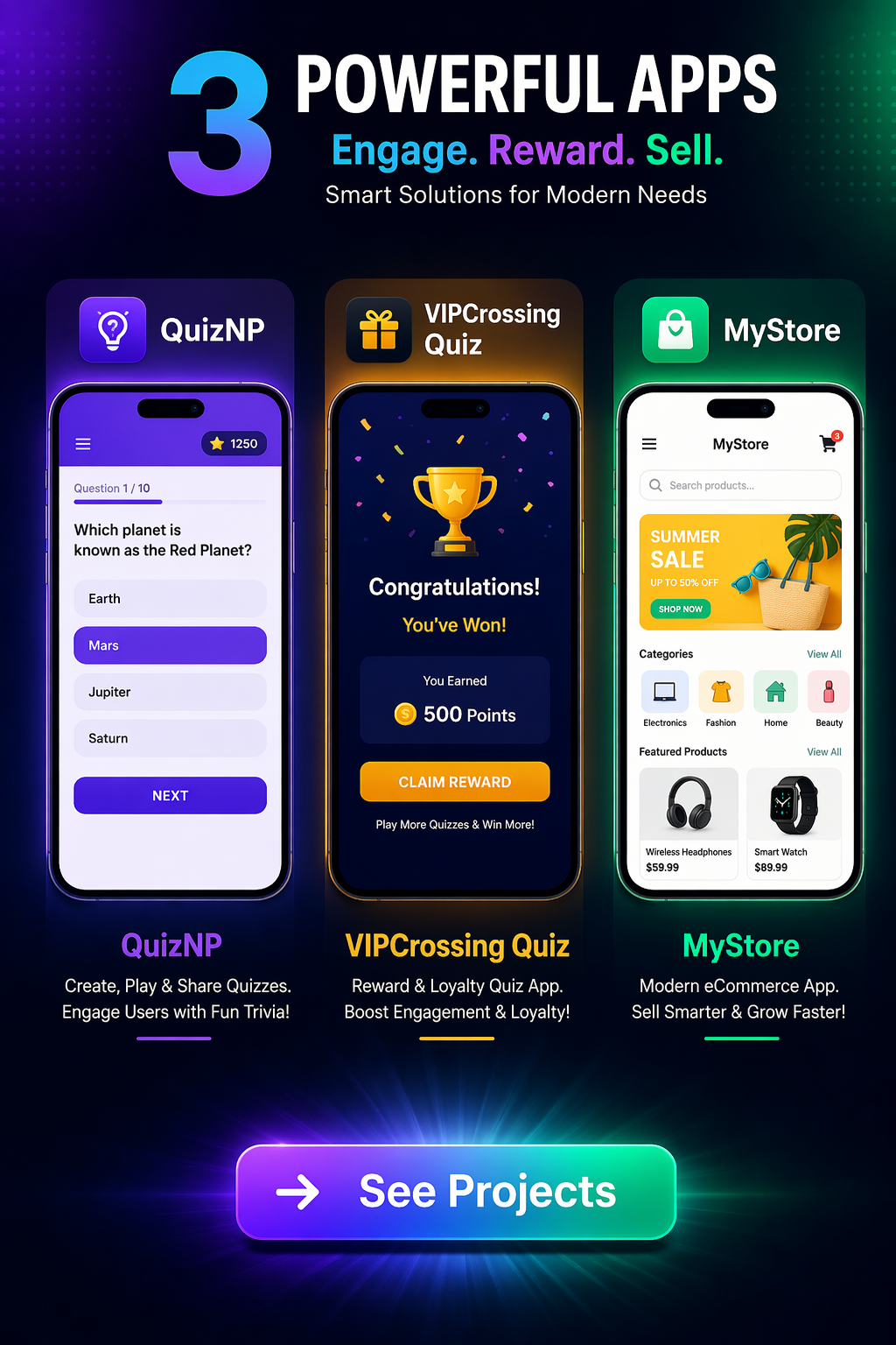 Trivia Quiz App eCommerce App Multi category Quiz App Link