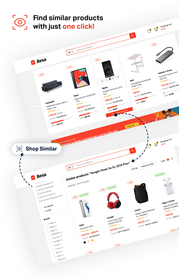 Besa - Elementor Marketplace WooCommerce Theme - 6