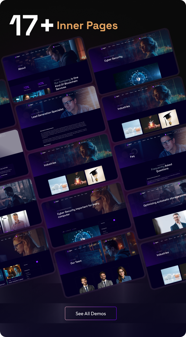 Ligen – AI & Blockchain Development Agency WordPress Theme - 5