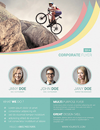 creative corporate flyer template