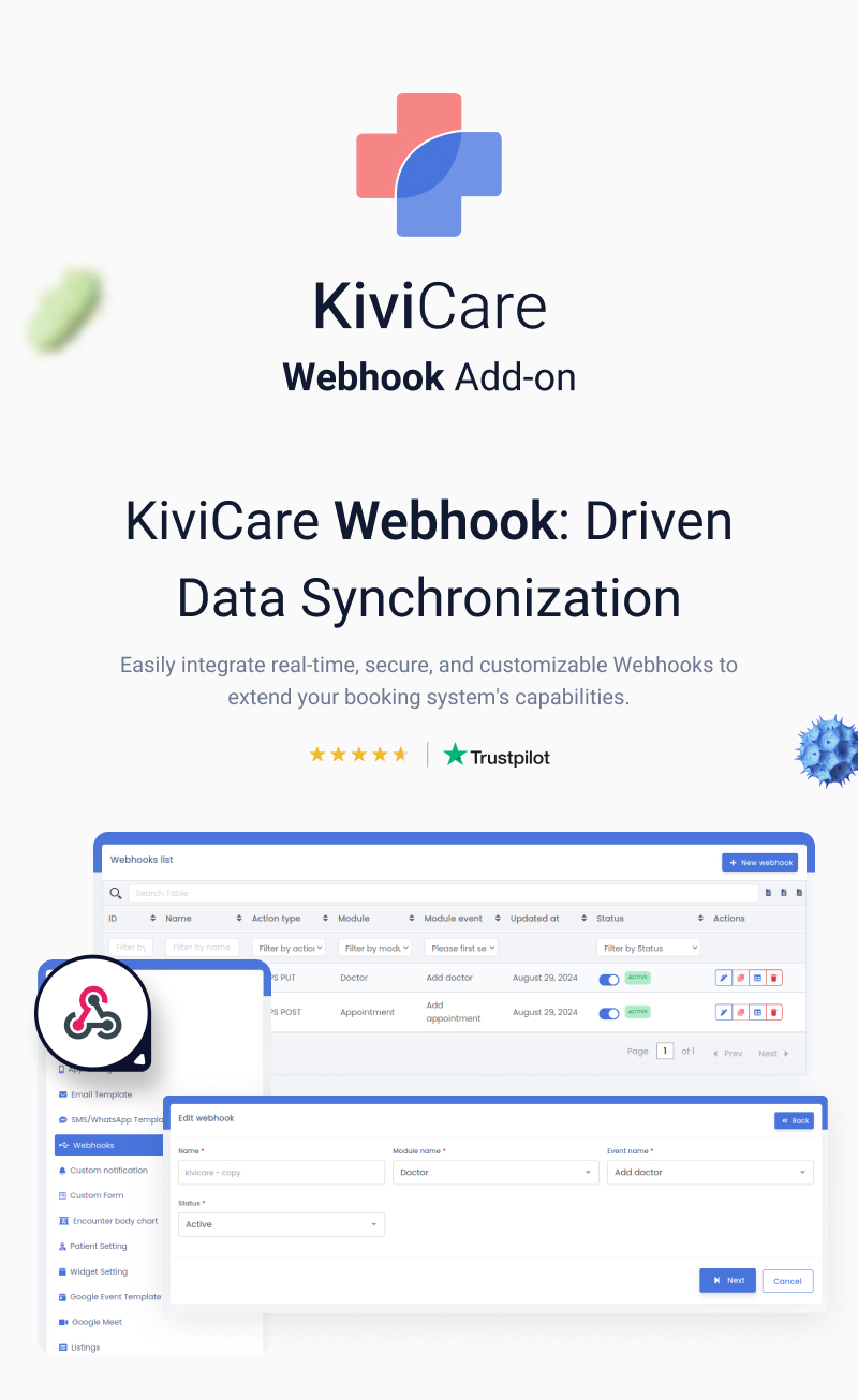 KiviCare Webhook (Addon) - 5