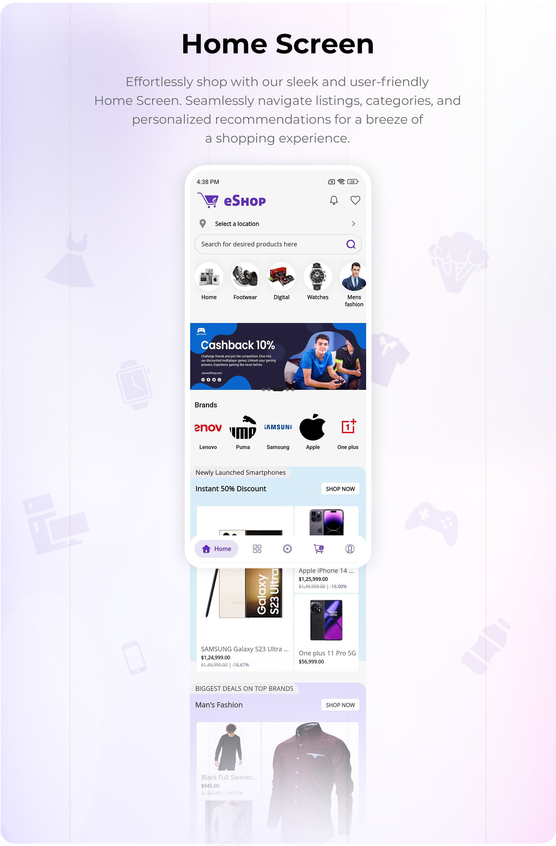 eShop- eCommerce Single Vendor App | Shopping eCommerce App with Flutter - 18