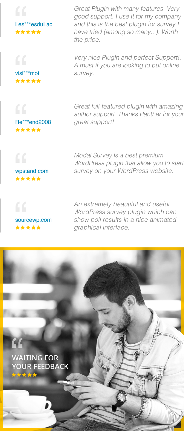 Modal Survey - WordPress Poll, Survey & Quiz Plugin - 1