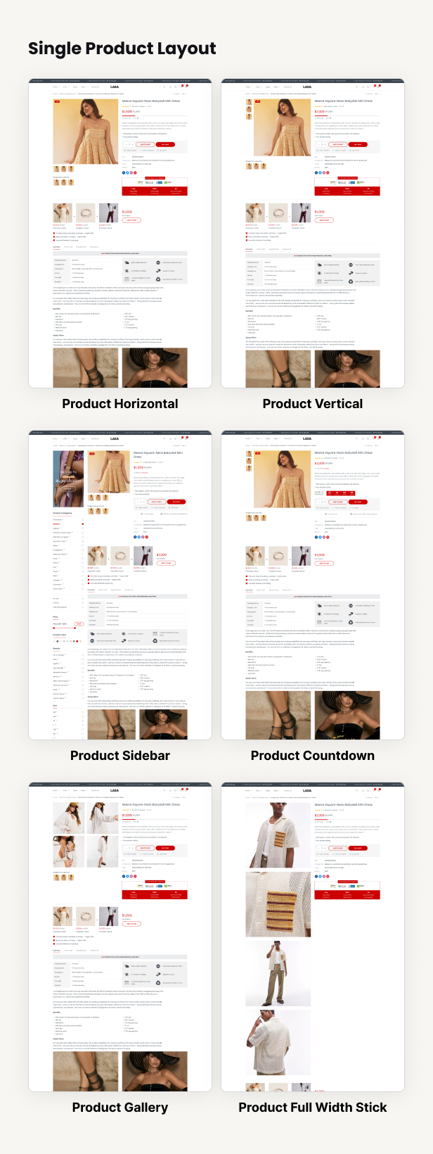 Lasa - Creative Minimal WooCommerce WordPress Theme - 14