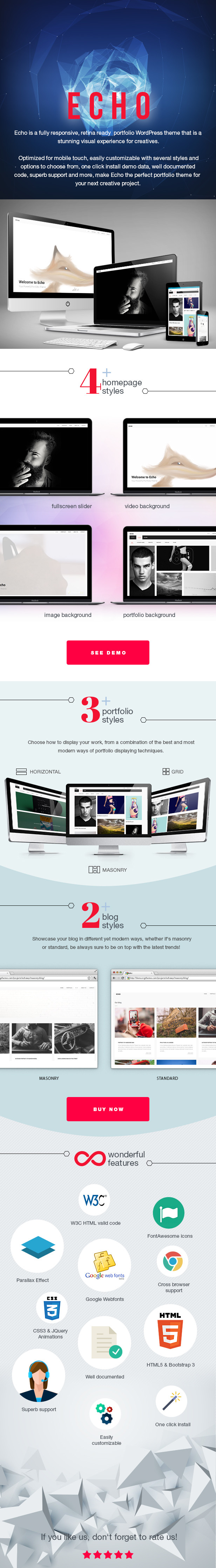 Echo - Creative Portfolio WordPress Theme