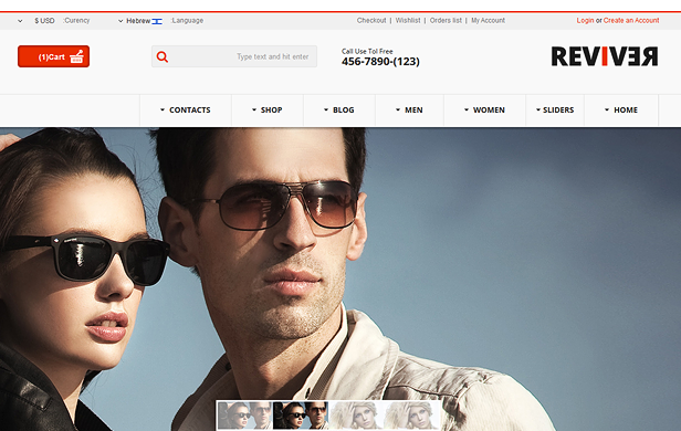 Reviver - Responsive Multipurpose VirtueMart Theme