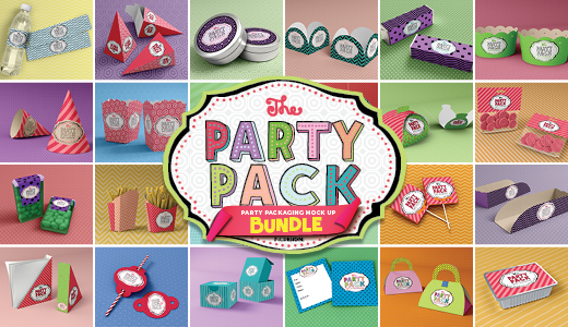 Download The Party Pack Packaging Mockups 4 By Incybautista Graphicriver PSD Mockup Templates